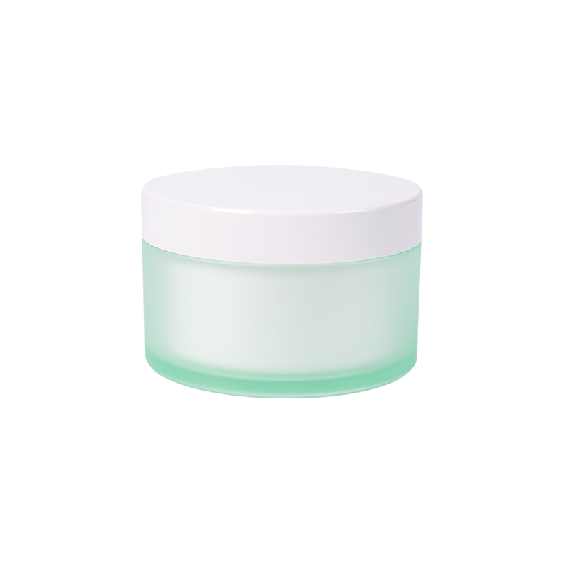 Lọ kem acrylic với thiết kế màu tương phản 